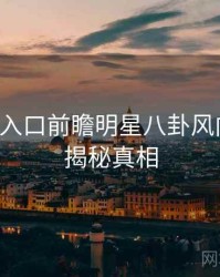 黑料网入口前瞻明星八卦风向研判，揭秘真相