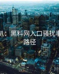 独家深扒：黑料网入口骚扰事件传播路径