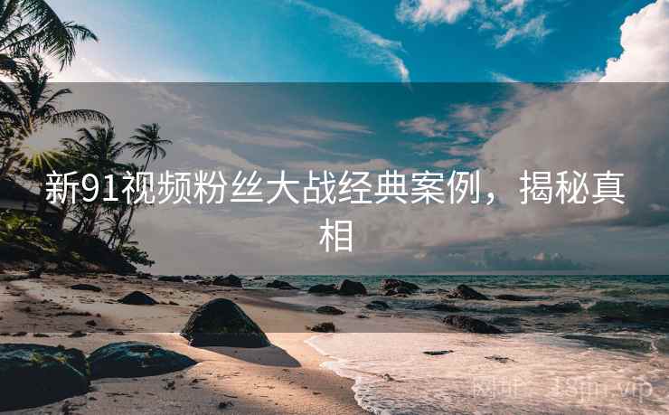 新91视频粉丝大战经典案例，揭秘真相